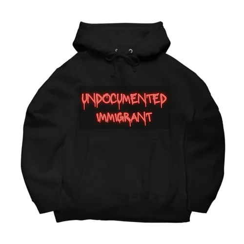 undocumented immigrant ビッグシルエットパーカー