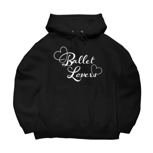 Ballet Lovers white Big Hoodie