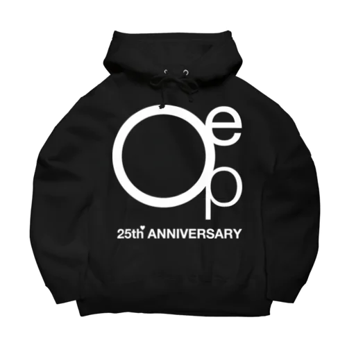 OEP 25周年記念グッズたち（ホワイト） ビッグシルエットパーカー