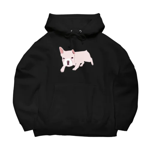 フレンチブルデザインTシャツ「お外でやや警戒心あり」（Tシャツ・パーカー・グッズ・ETC） Big Hoodie