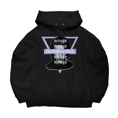 mirage bluegray Big Hoodie