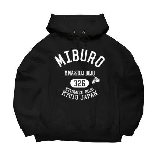 カレッジロゴ ホワイト Big Hoodie