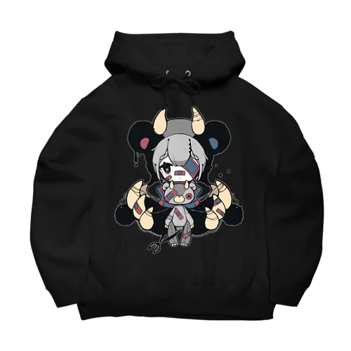 つのくまくん Big Hoodie