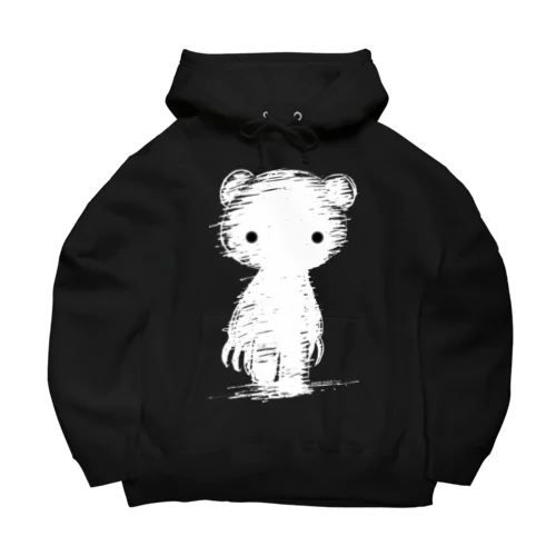 【各10点限定カラー】いたずらぐまのグル〜ミ〜(7/monowhite) Big Hoodie