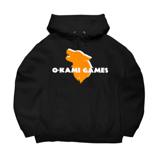 O-KAMI GAMES オレンジロゴ  Big Hoodie