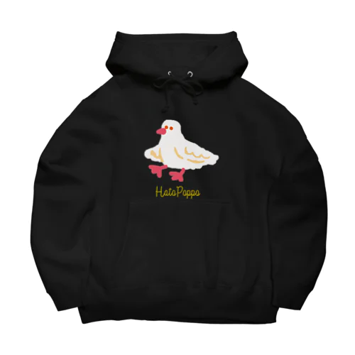 おすわり鳩 Big Hoodie