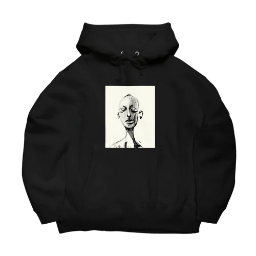 人物のドローイング Big Hoodie