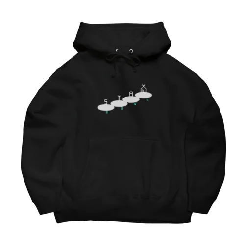  STAYHOME ＃002　（Black） Big Hoodie