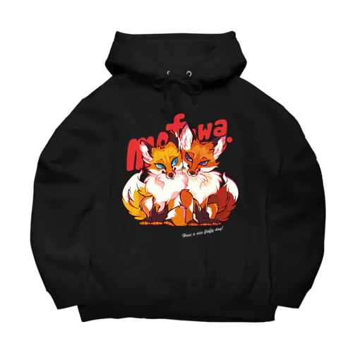 FOX TWINS(dark color) Big Hoodie