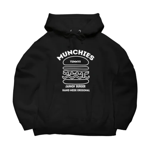 munchies jahmin burger ビッグシルエットパーカー