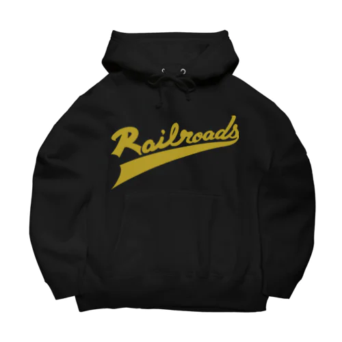 Railroadsロゴタイプ　きいろ Big Hoodie