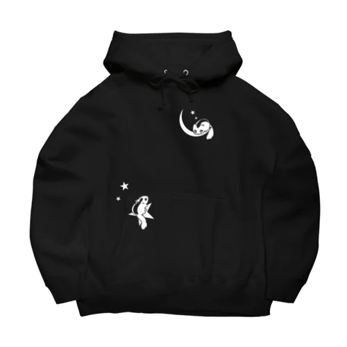 夜空にあそぶヤマネ Big Hoodie