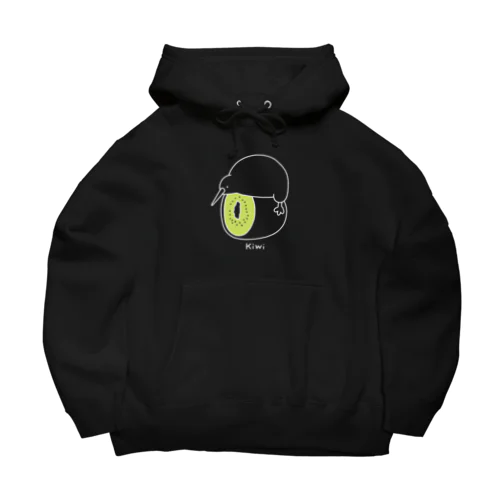 キウイの上にキーウィ　(濃い色用) Big Hoodie
