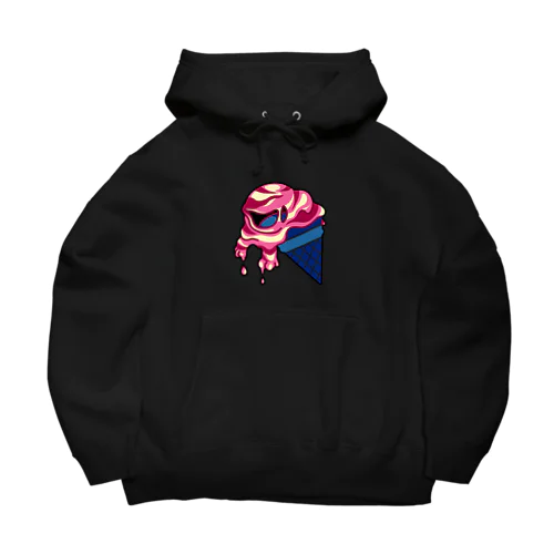 溶けちゃう　イチゴミルク Big Hoodie