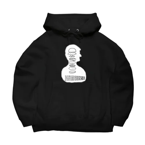 頭の中はハンバーガー（アイテム・カラー限定） Big Hoodie