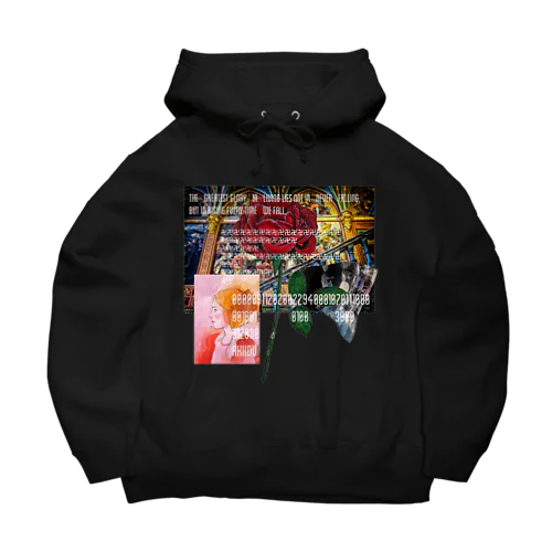 かわいいシルエット大きめな服 Big Hoodie