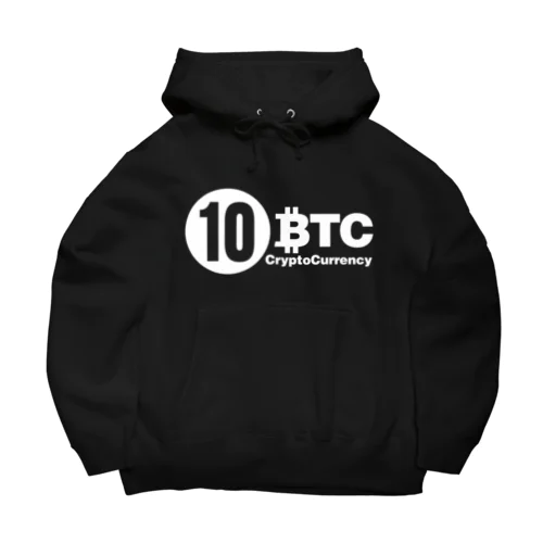 10BTC(White-Logo) Big Hoodie