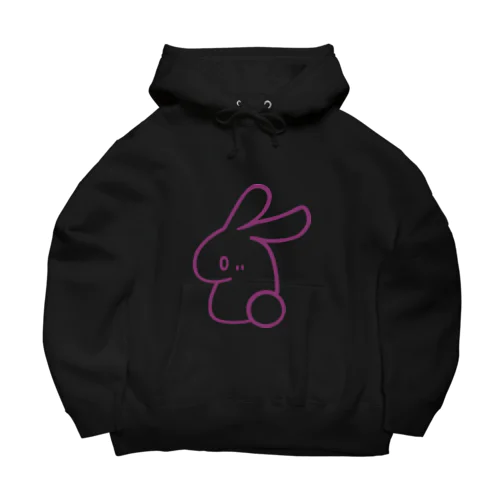 Rabbit ビッグシルエットパーカー