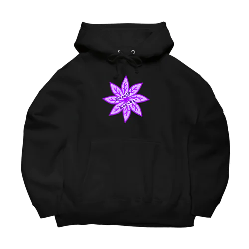 Purple Leaves Big Hoodie