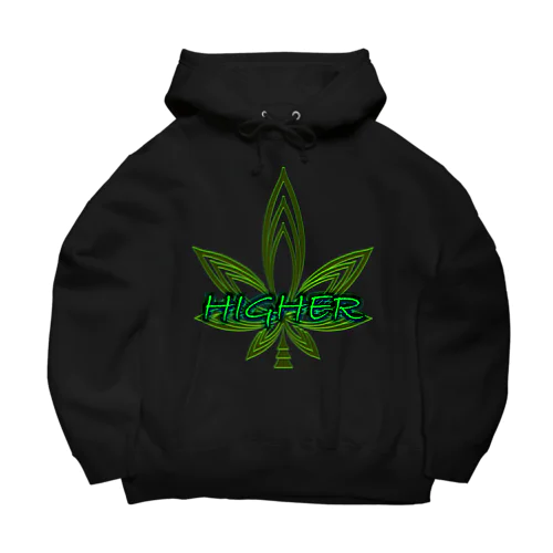 HIGHER original　ビッグロゴ Big Hoodie