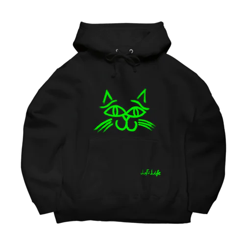 Lo-Fi Cat No.1  Big Hoodie