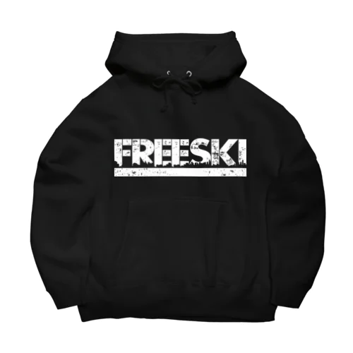 FREESKI ロゴ ビッグシルエットパーカー