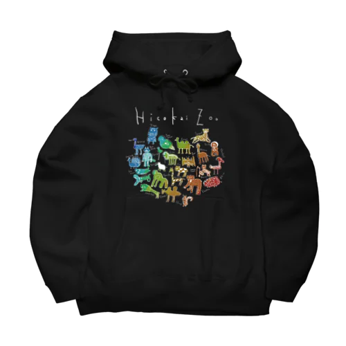 ひこ界ZOOレインボー Big Hoodie