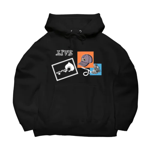 栗と栗鼠パーカー Big Hoodie