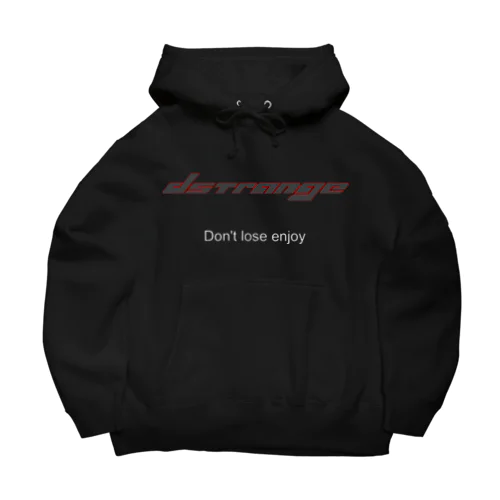 DSTRANGE official パーカー　黒 Big Hoodie