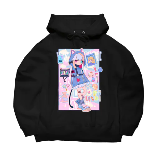 WAGAHAI HA NEKO DEARU Big Hoodie