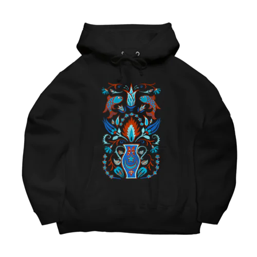 🇹🇷トルコのイズニックタイル【ターコイズ】 Big Hoodie