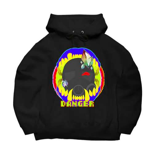 DANGER_GASMASK Big Hoodie