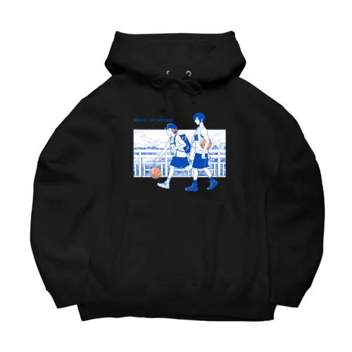 バスケ行こうよ Big Hoodie