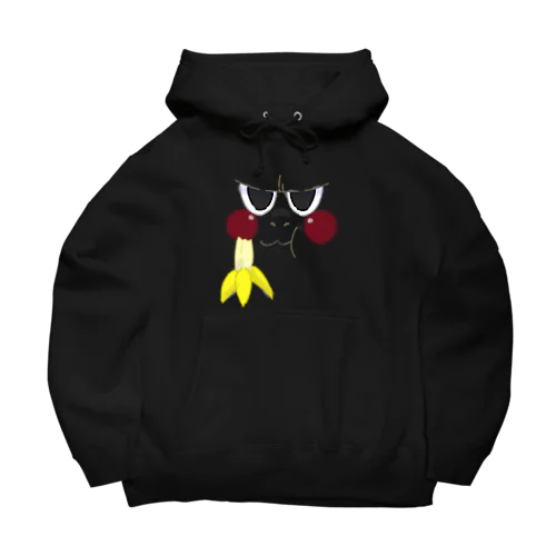 ゴリラちゃんのお顔パーカー Big Hoodie