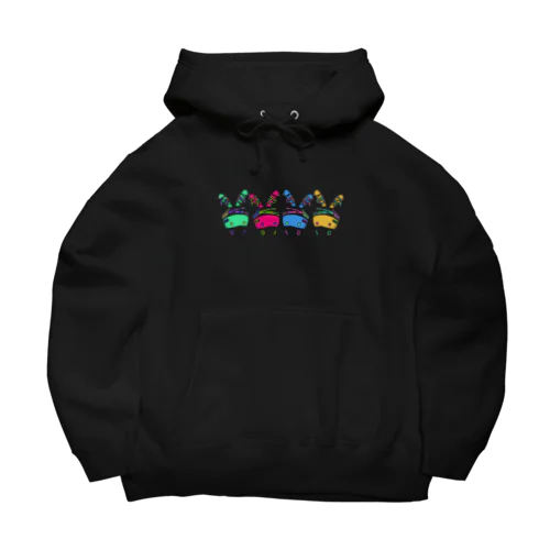 兎サイバーマスク Big Hoodie