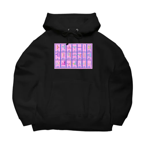 ハングル母音とローマ字の対応表 Big Hoodie