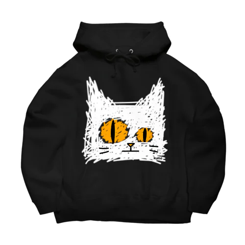 猫の白 Big Hoodie