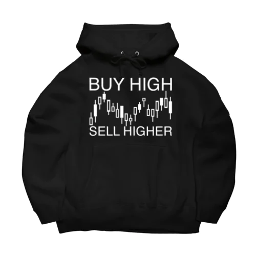Buy high, sell higher ビッグシルエットパーカー