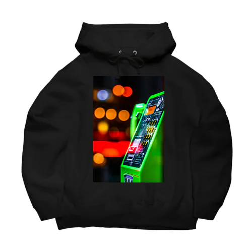 夜のテレフォンBOX Big Hoodie