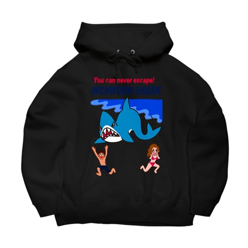恐怖！シャクトリシャーク Big Hoodie