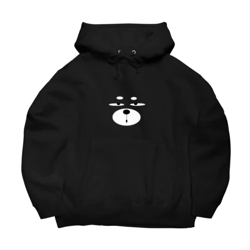 すぴもんイヌ型ビッグフェイスダーク Big Hoodie