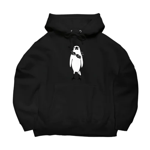 直立のふろしき文鳥 Big Hoodie