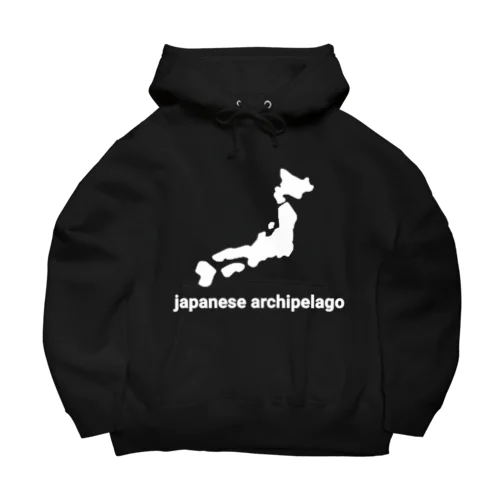 日本列島 japan japanese ビッグシルエットパーカー