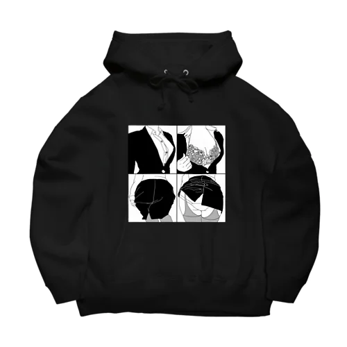 漫画風なのぱい Big Hoodie