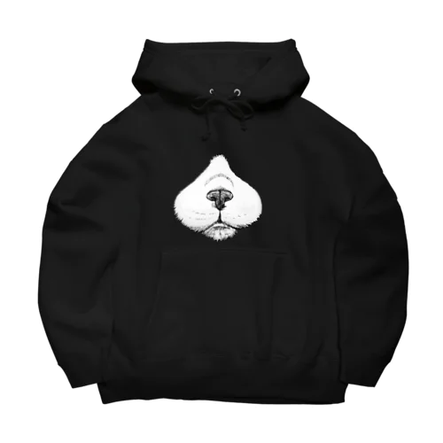 ニンニク（ハチワレ猫の鼻まわり） Big Hoodie