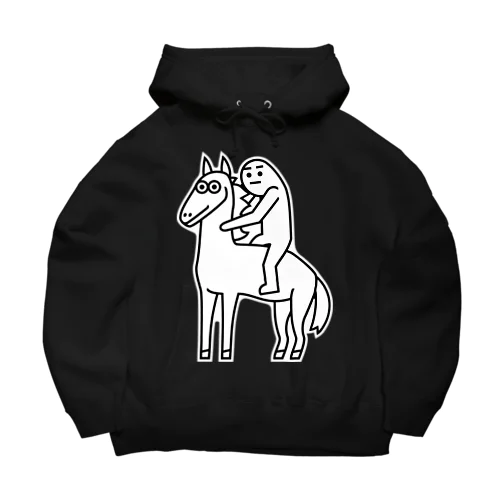 うまのりくん Big Hoodie