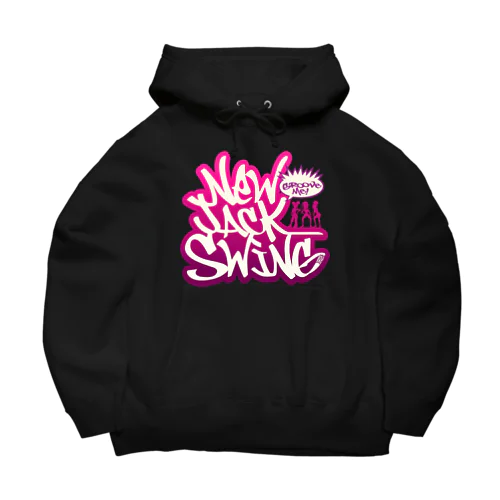 New Jack Swing pink ビッグシルエットパーカー