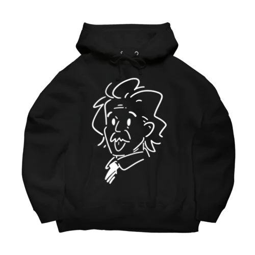 【白線Ver.】アインシュタイン Big Hoodie