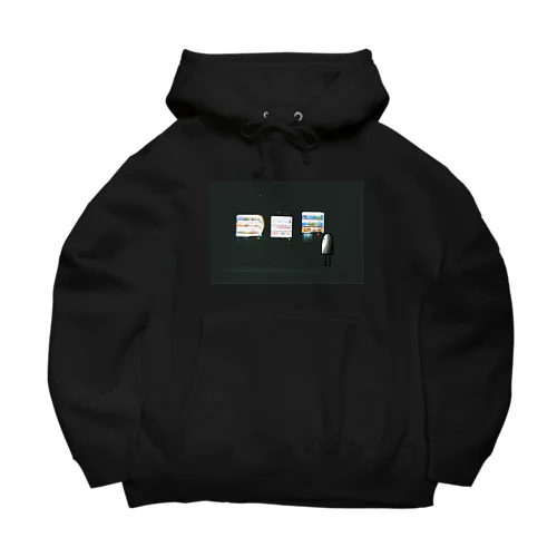 自動販売機と『ギ』 Big Hoodie