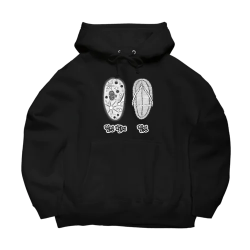 ゾウリとゾウリムシ　ハングル Big Hoodie